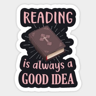 Bible Reading good Idea Sticker